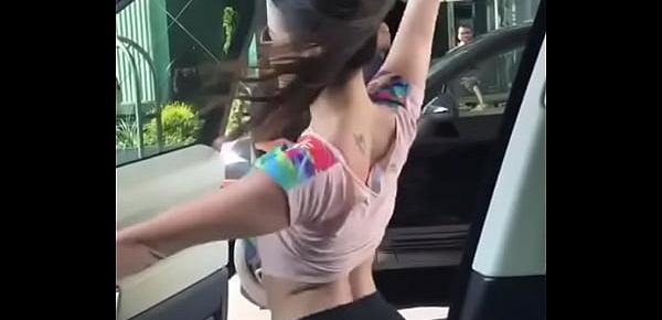  Andrea Rincon bailando sexy